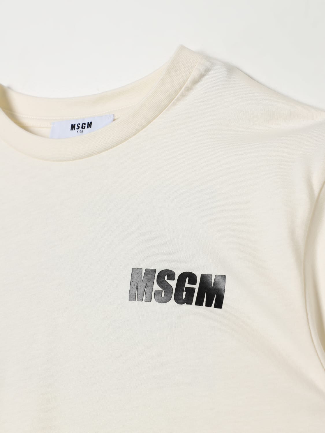 MSGM KIDS CAMISETA: Camiseta niños MSGM Kids, Crema - Img 3