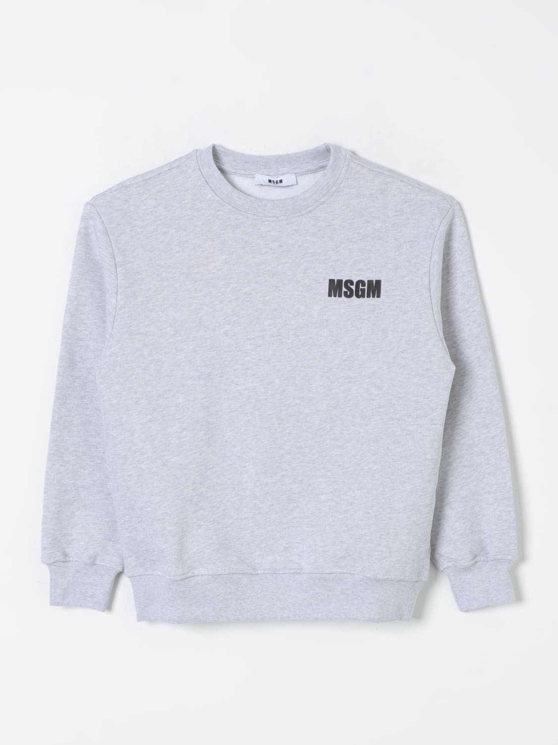 MSGM KIDS SWEATER: Sweater kids MSGM Kids, Grey - Img 1