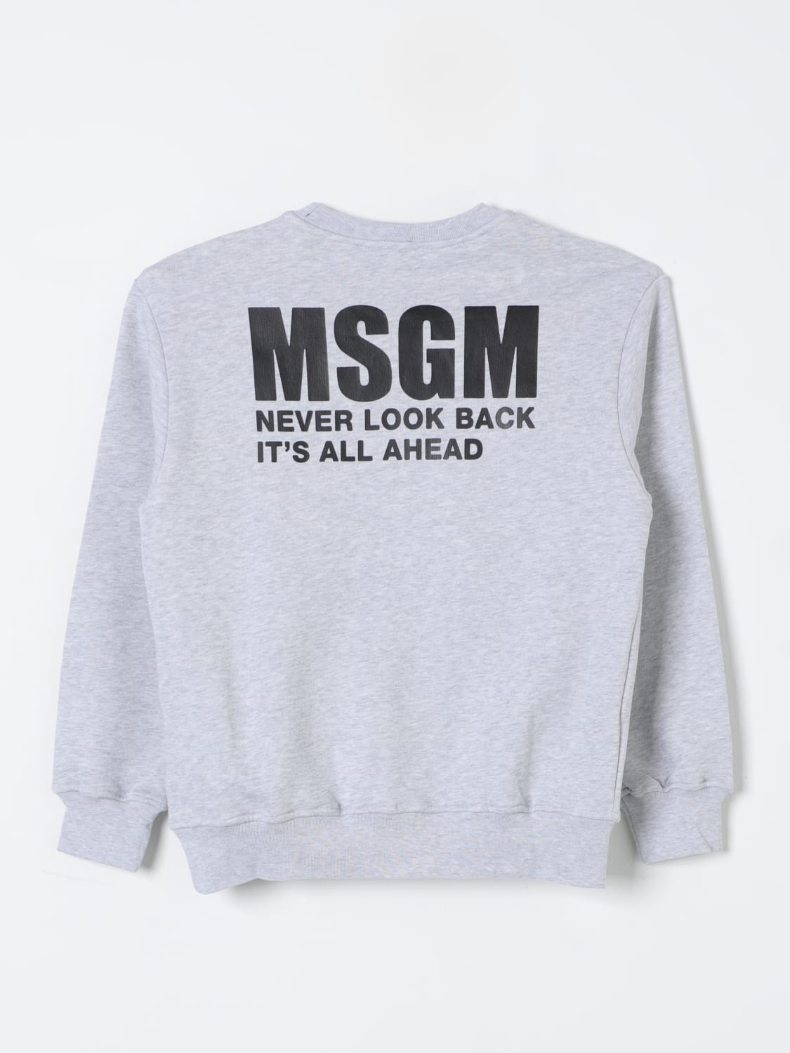 MSGM KIDS SWEATER: Sweater kids MSGM Kids, Grey - Img 2