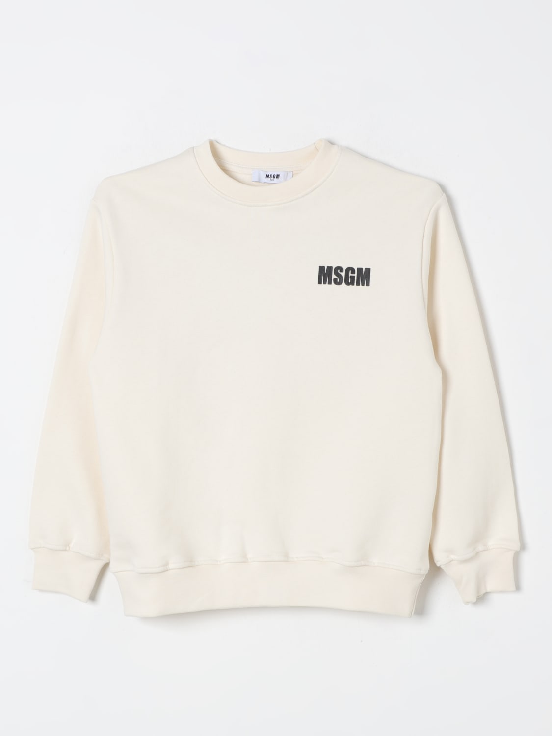 MSGM KIDS SWEATER: Sweater kids MSGM Kids, Cream - Img 1