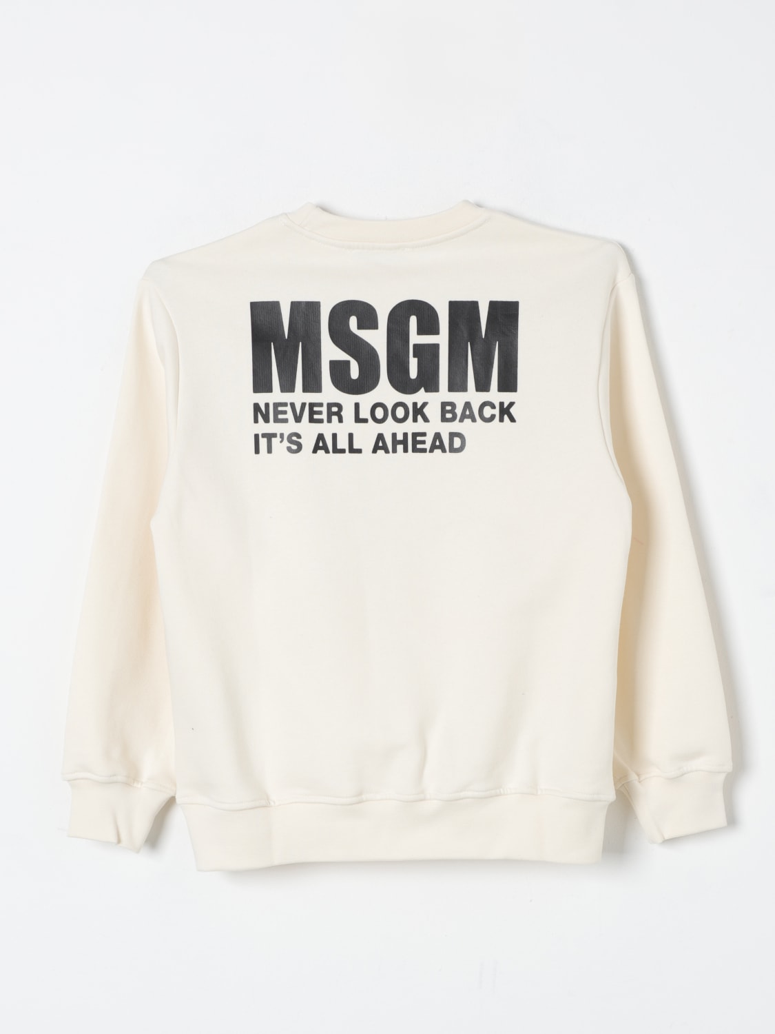 MSGM KIDS SWEATER: Sweater kids MSGM Kids, Cream - Img 2