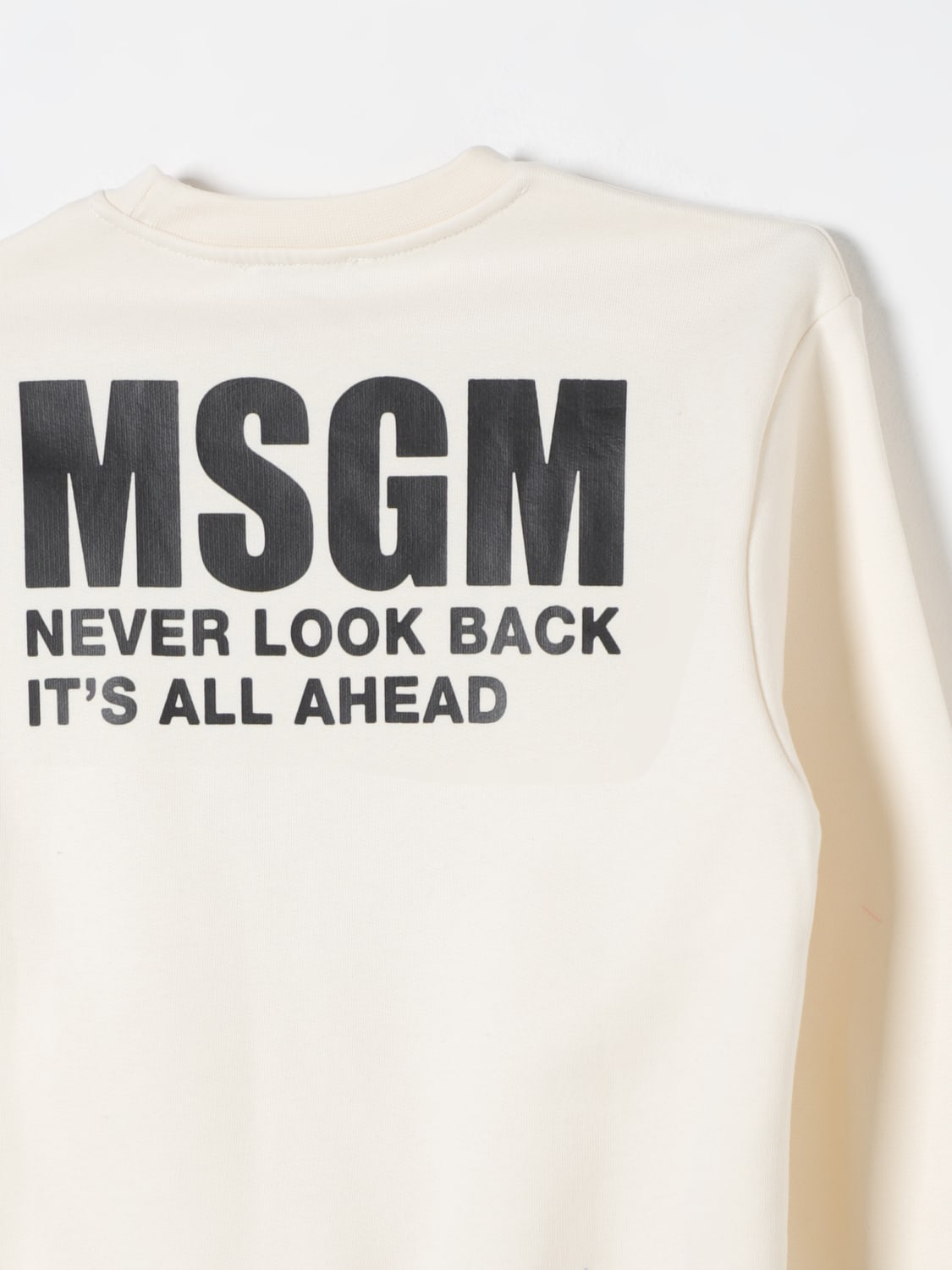 MSGM KIDS SWEATER: Sweater kids MSGM Kids, Cream - Img 3