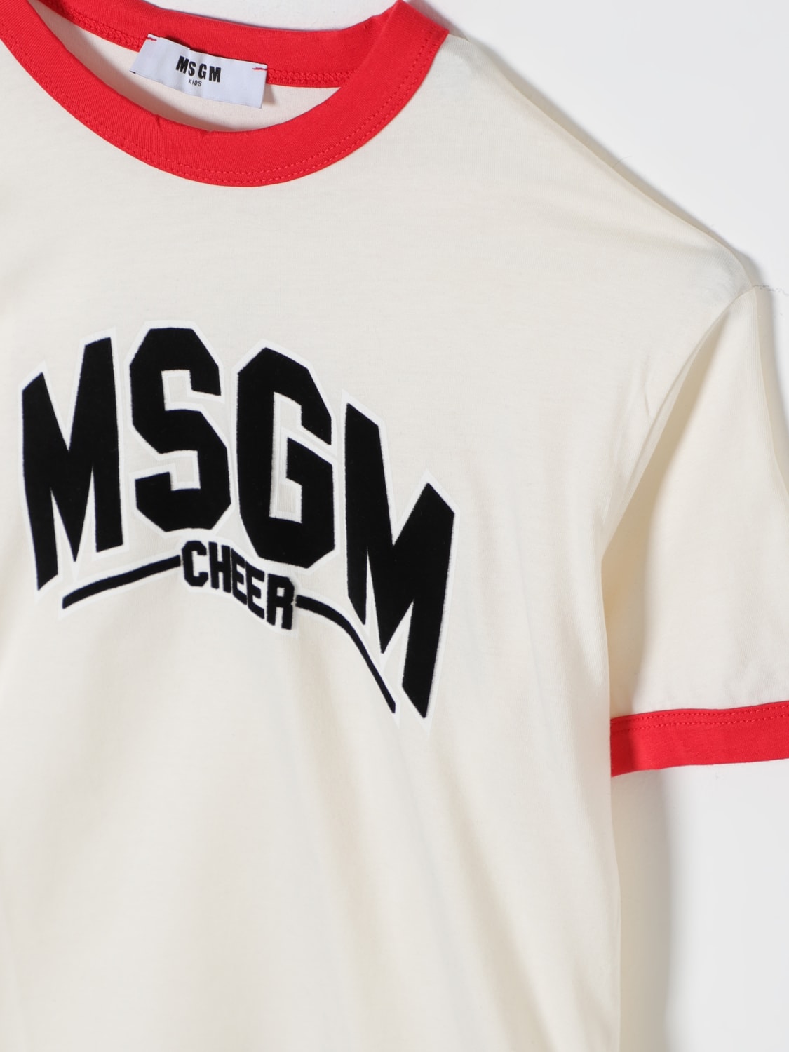 MSGM KIDS T-SHIRT: T-shirt enfant MSGM Kids, Crème - Img 3