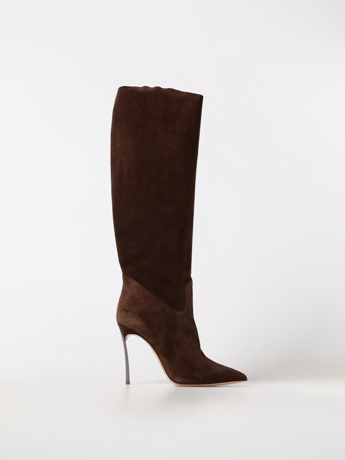 CASADEI BOOTS: Shoes woman Casadei, Brown - Img 1