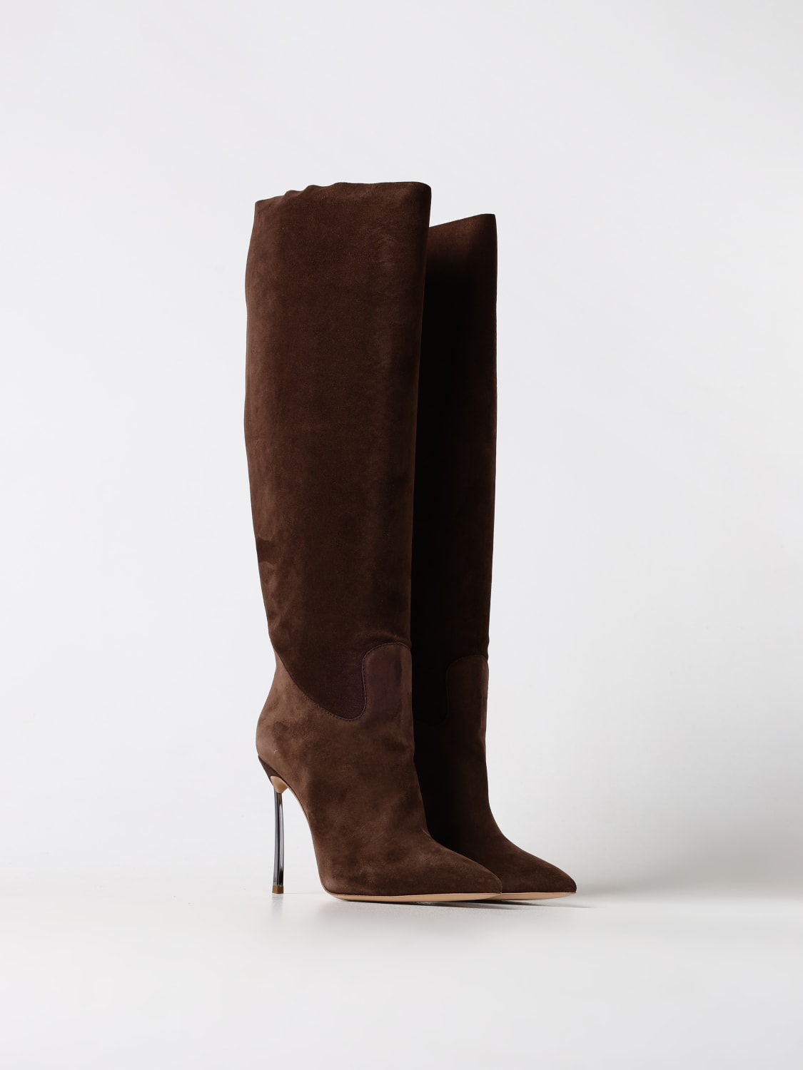 CASADEI BOOTS: Shoes woman Casadei, Brown - Img 2