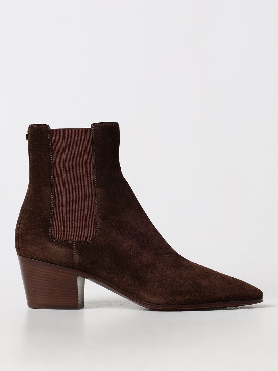 CASADEI FLAT ANKLE BOOTS: Shoes woman Casadei, Brown - Img 1