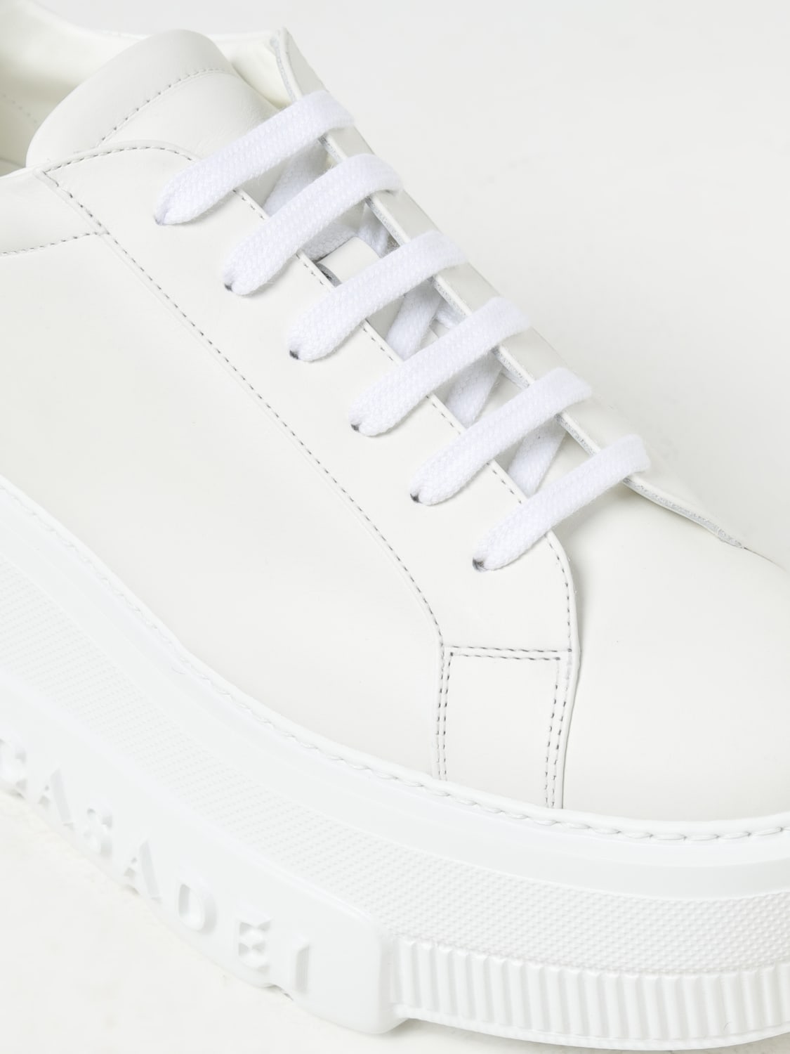 CASADEI SNEAKERS: Sneakers Casadei in pelle , Bianco - Img 4