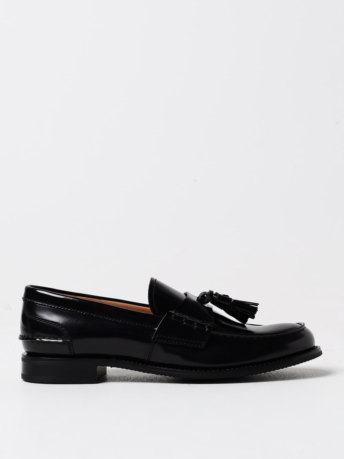 CHURCH S Shoes woman Black Church s loafers DD00869EM online at GIGLIO.COM