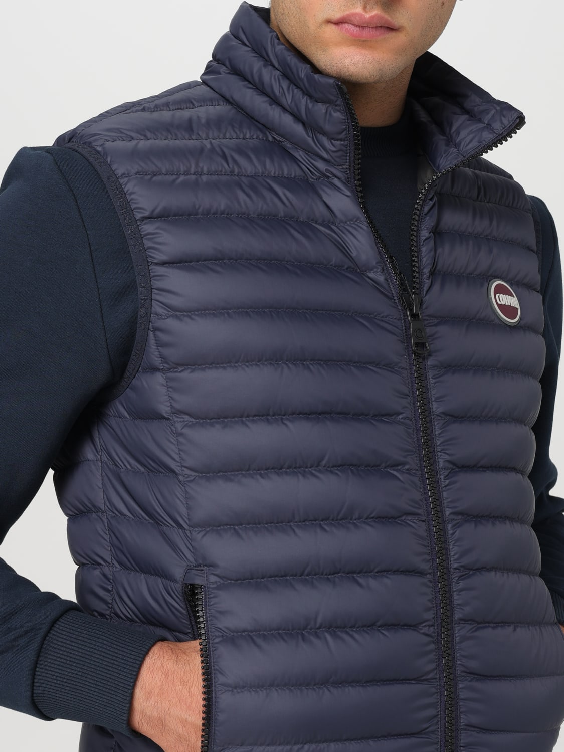 COLMAR GILET: Gilet a piumino imbottito e trapuntato Colmar, Blue Navy - Img 4