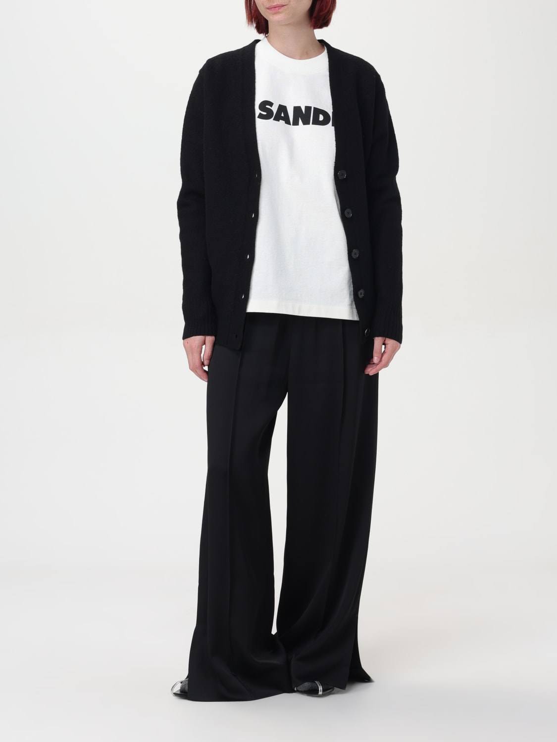 JIL SANDER T恤: T恤 女士 Jil Sander, 自然色 - Img 2