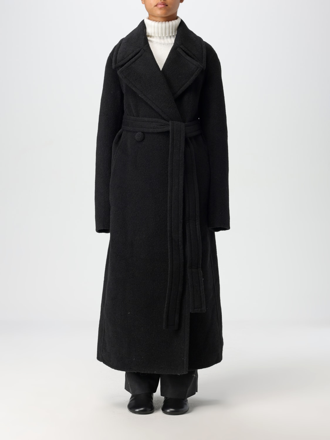 JIL SANDER COAT: Coat woman Jil Sander, Black - Img 1