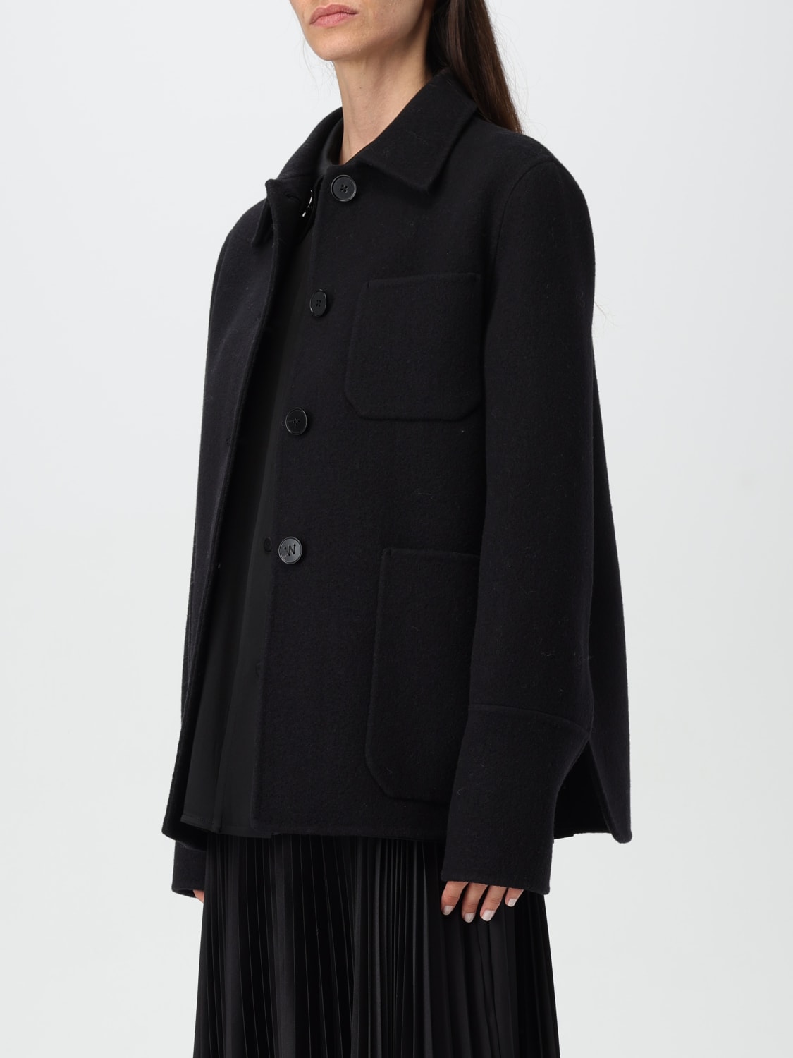 JIL SANDER JACKET: Jacket woman Jil Sander, Black - Img 4