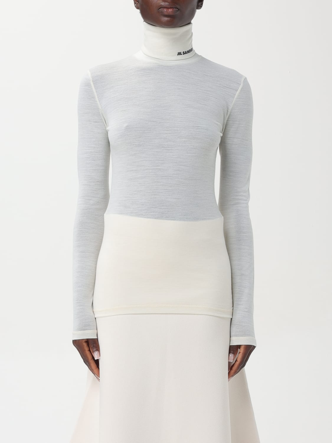 JIL SANDER SWEATER: Sweater woman Jil Sander, White - Img 1