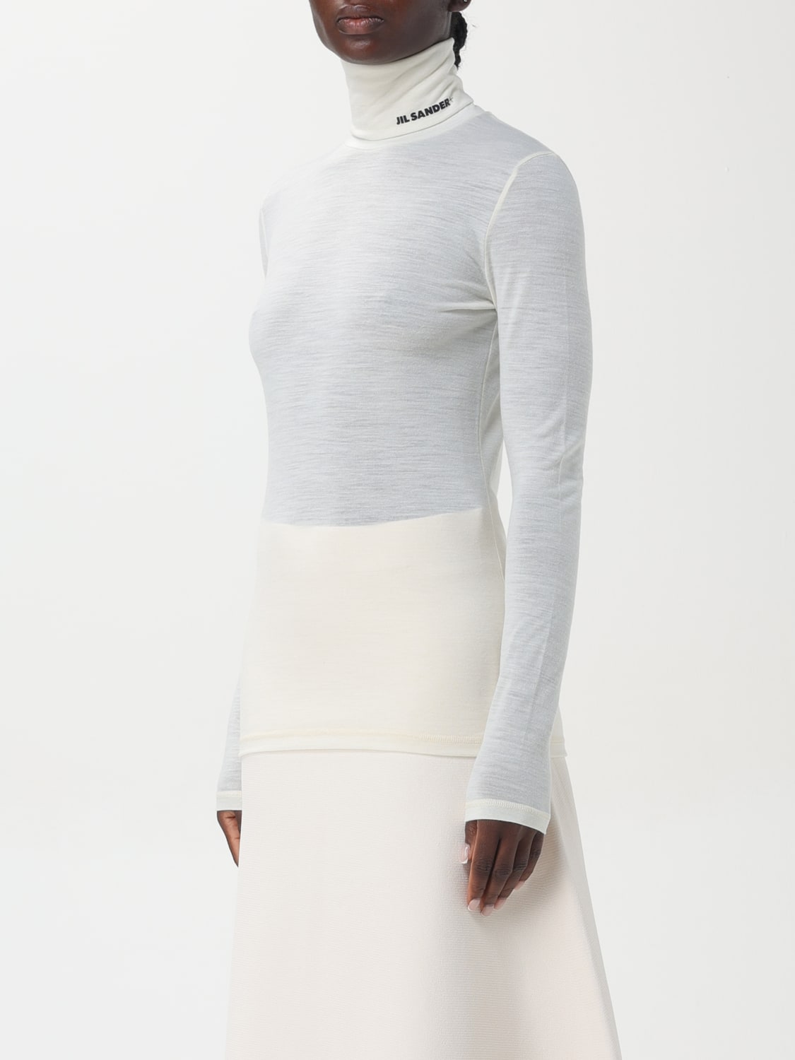 JIL SANDER SWEATER: Sweater woman Jil Sander, White - Img 4