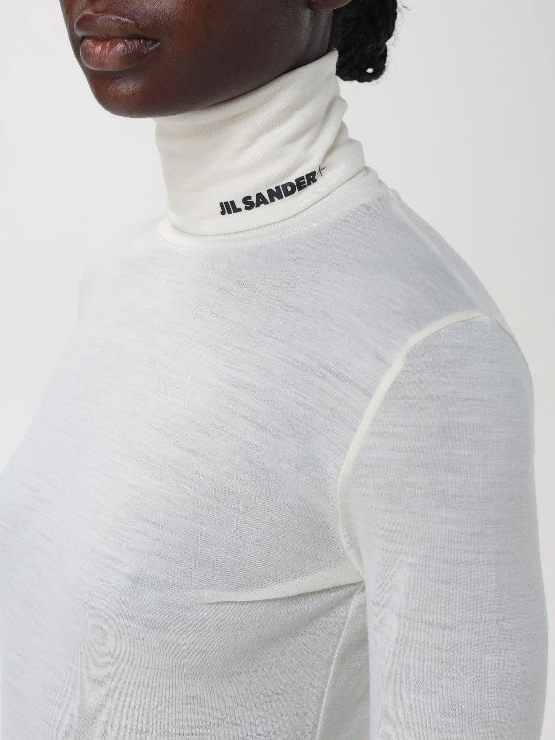 JIL SANDER 毛衣: 毛衣 女士 Jil Sander, 白色 - Img 5