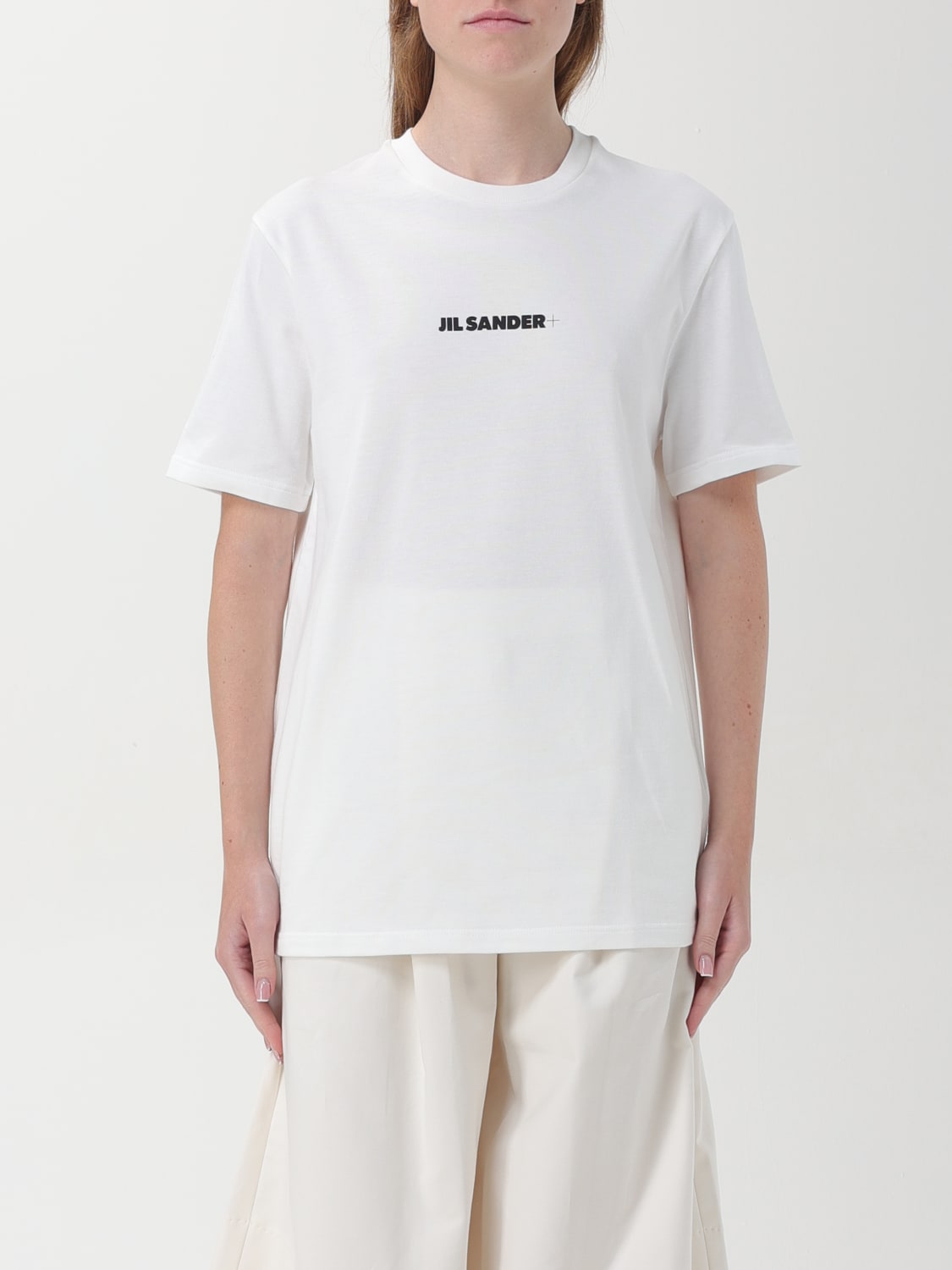 JIL SANDER T恤: T恤 女士 Jil Sander, 白色 - Img 1