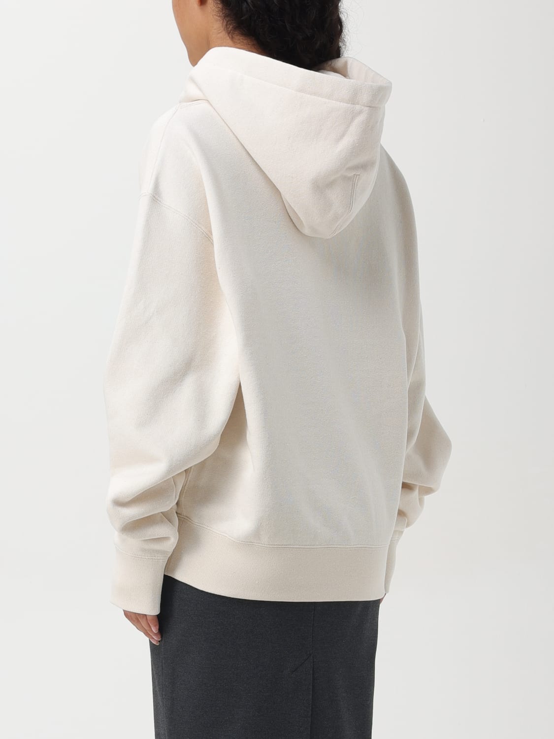 JIL SANDER FELPA: Felpa Jil Sander in cotone con logo , Naturale - Img 3