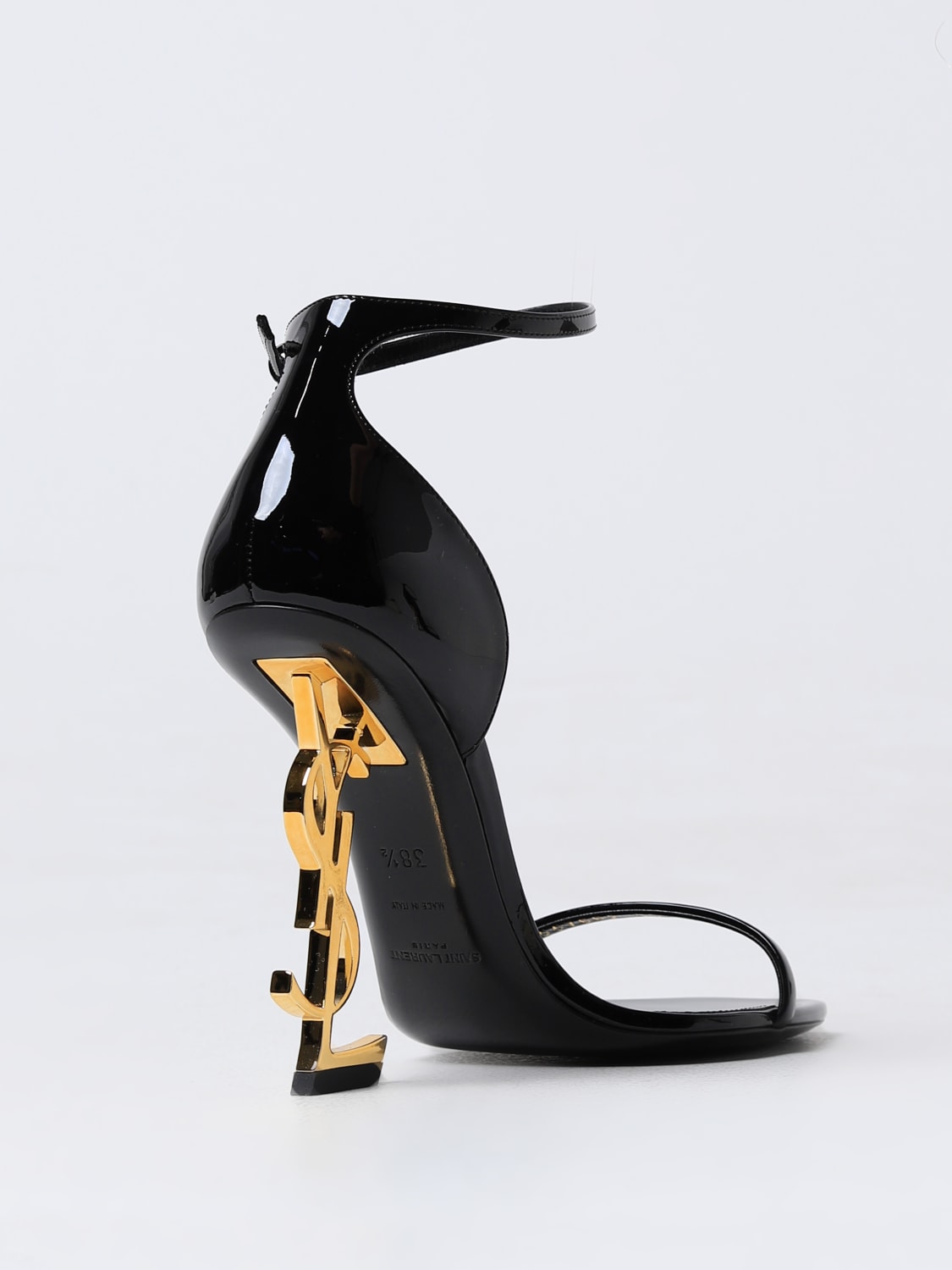 SAINT LAURENT HEELED SANDALS: Shoes woman Saint Laurent, Black - Img 3