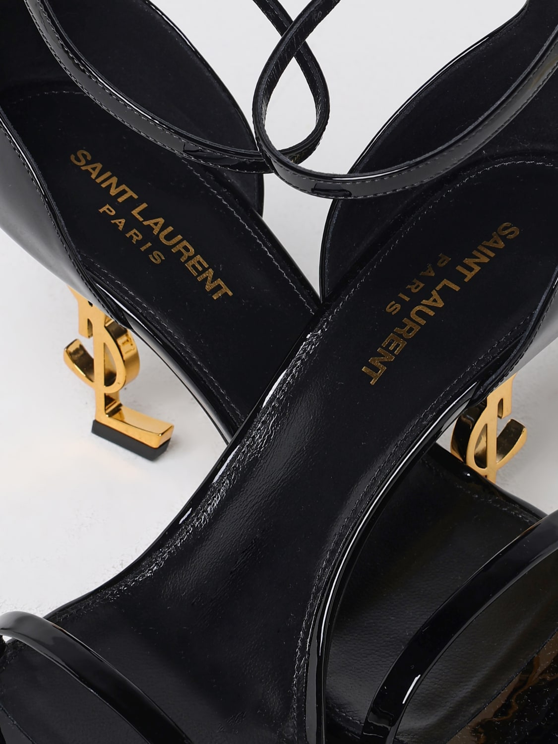 SAINT LAURENT HEELED SANDALS: Shoes woman Saint Laurent, Black - Img 4