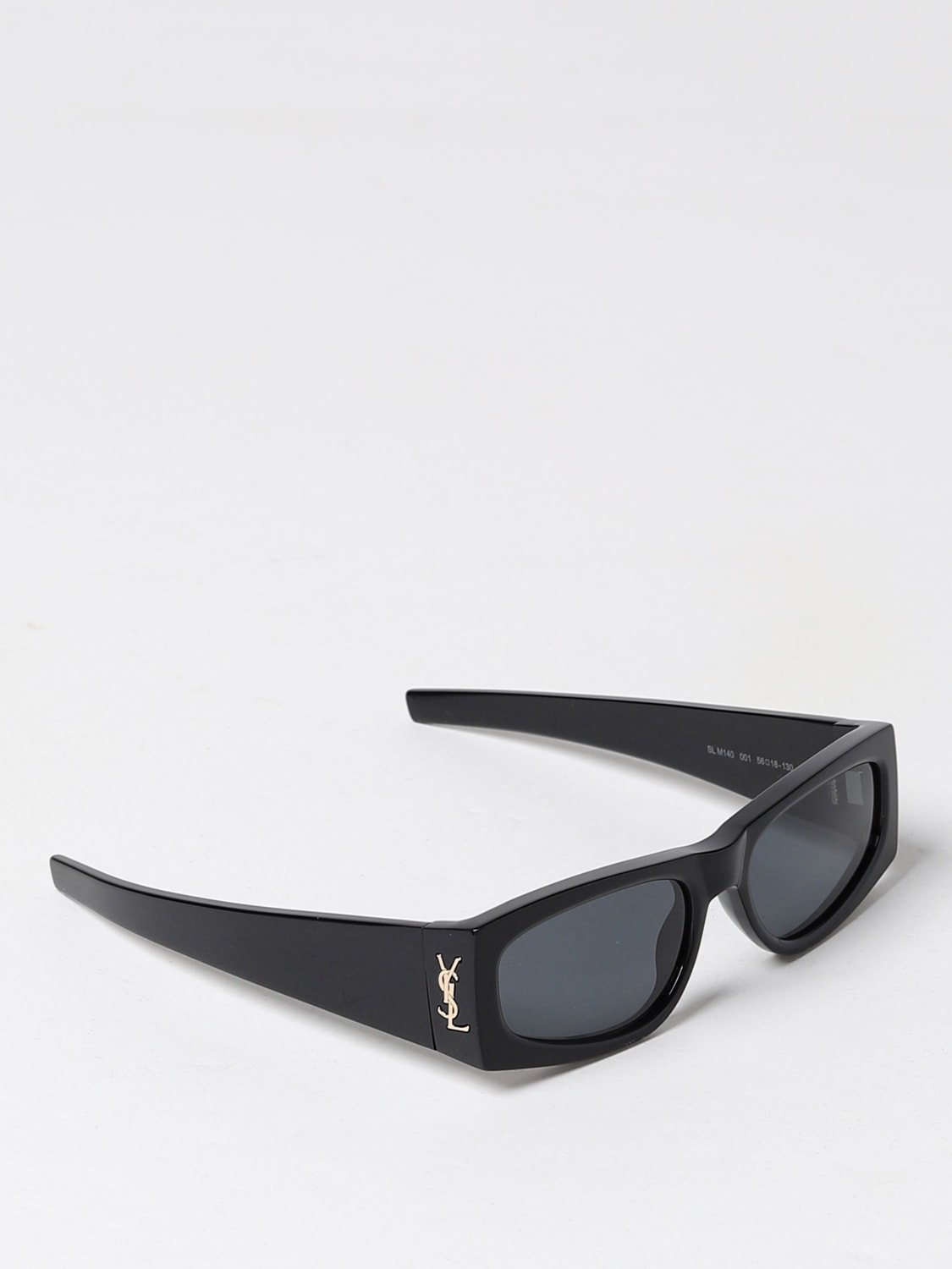 SAINT LAURENT OCCHIALI DA SOLE: Occhiali da sole SL M140 Saint Laurent in acetato, Nero - Img 1