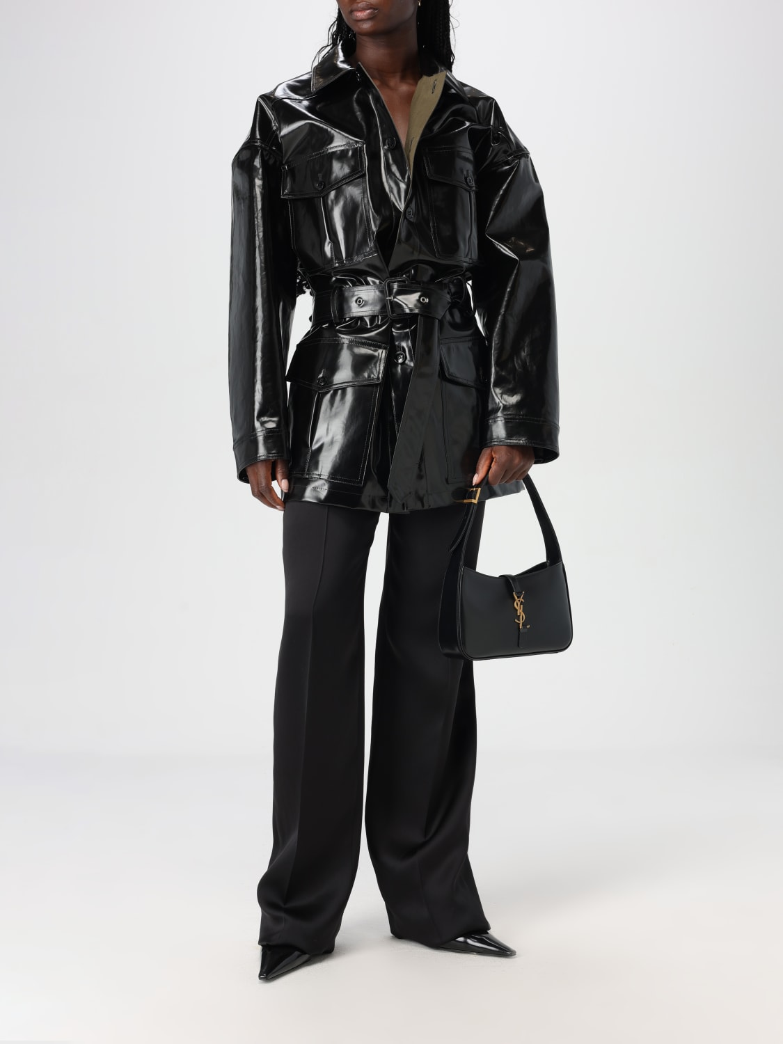 SAINT LAURENT HOSE: Hose damen Saint Laurent, Schwarz - Img 2