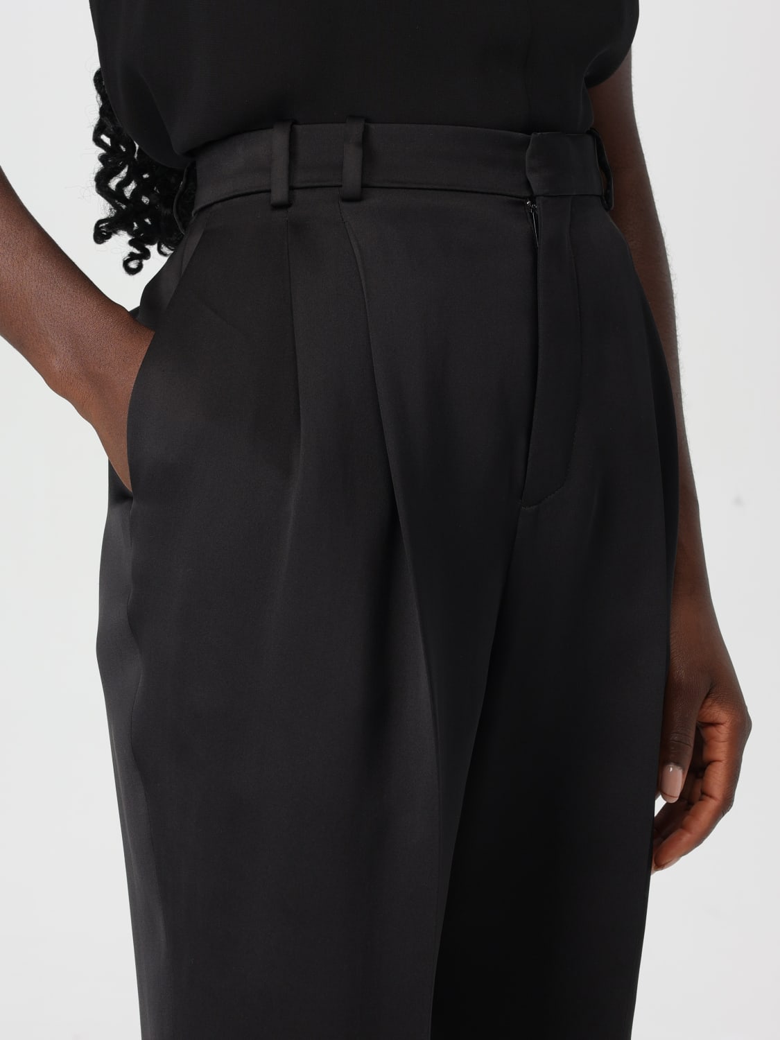 SAINT LAURENT HOSE: Hose damen Saint Laurent, Schwarz - Img 5