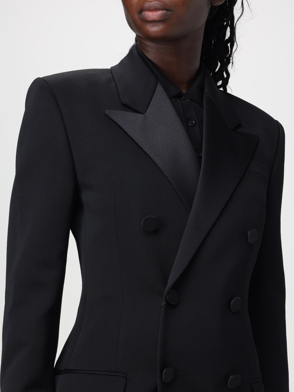 SAINT LAURENT BLAZER: Blazer woman Saint Laurent, Black - Img 5