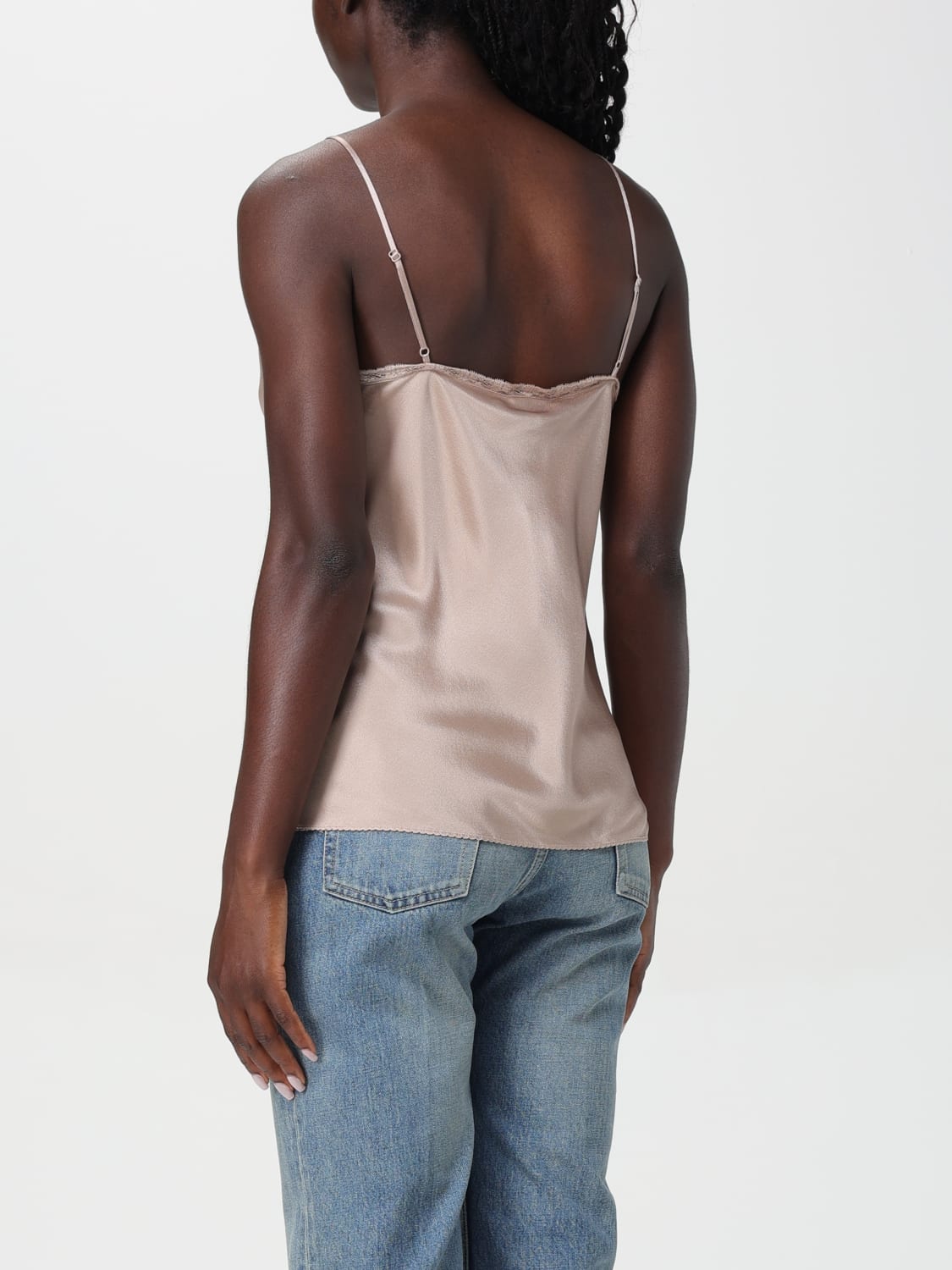 SAINT LAURENT TOP: Top woman Saint Laurent, Dove Grey - Img 3