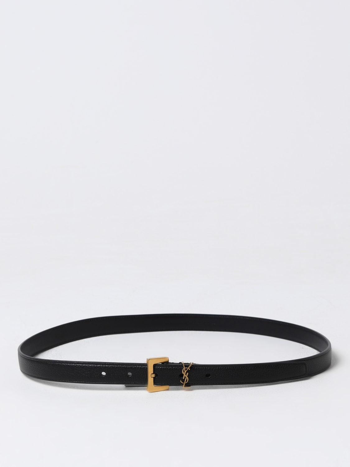 SAINT LAURENT CINTURA: Belt men Saint Laurent, Black - Img 1