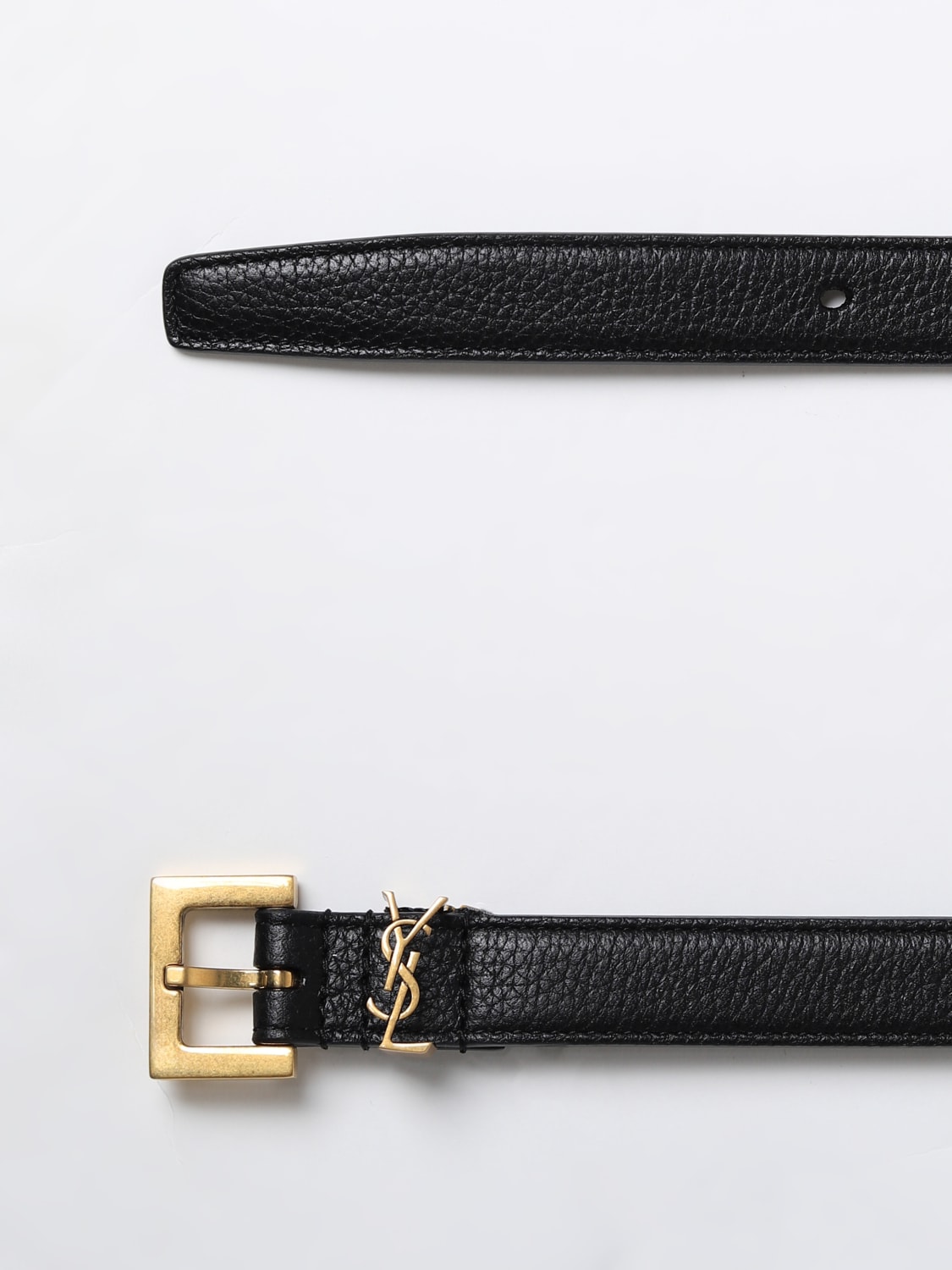 SAINT LAURENT CINTURA: Belt men Saint Laurent, Black - Img 3