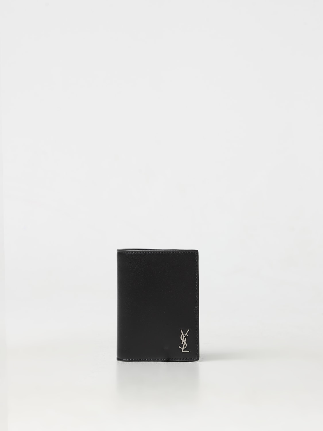 SAINT LAURENT ブラック長財布 YSLロゴ SAINT LAURENT サンローラン 長財布 YSLロゴ ラウンドファスナー