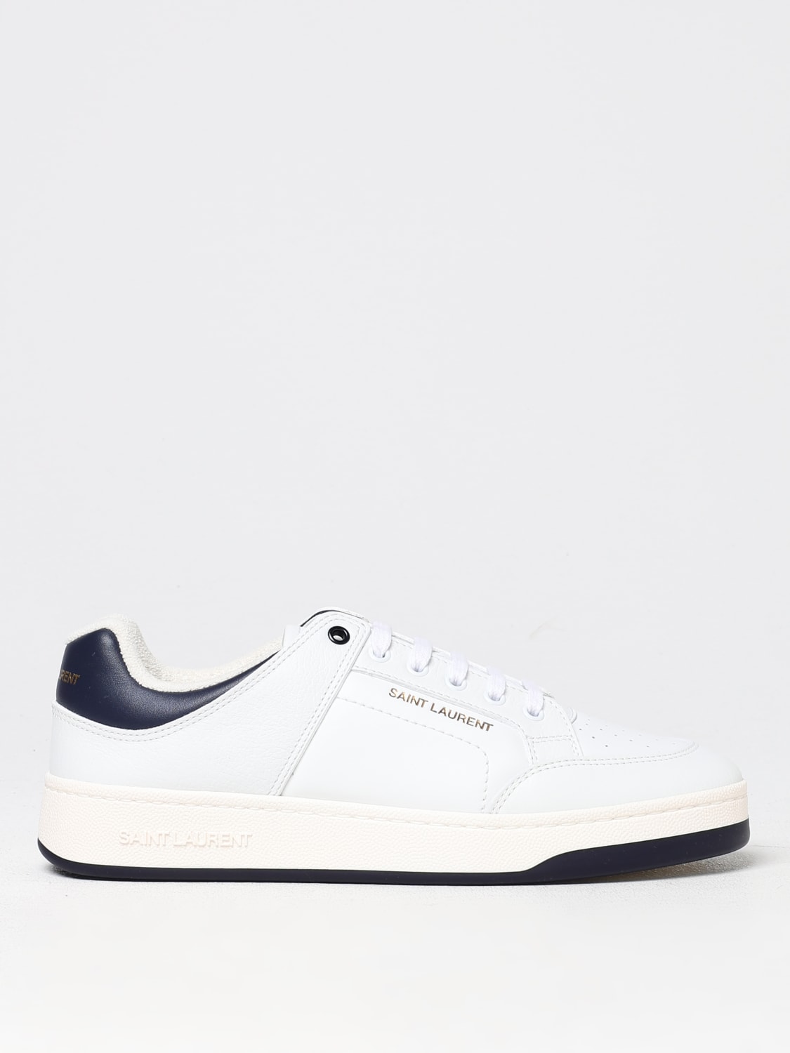 SAINT LAURENT SNEAKERS: Sneakers SL/61 Saint Laurent in pelle , Bianco - Img 1