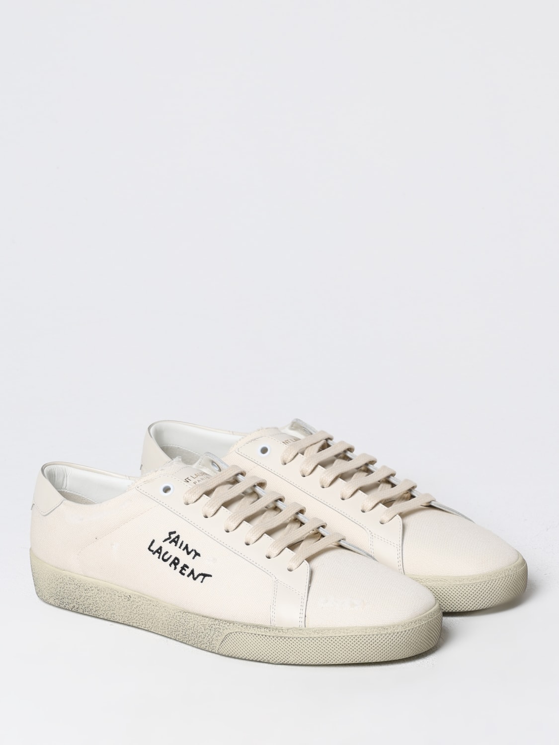 SAINT LAURENT SNEAKERS: Sneakers herren Saint Laurent, Weiß - Img 2