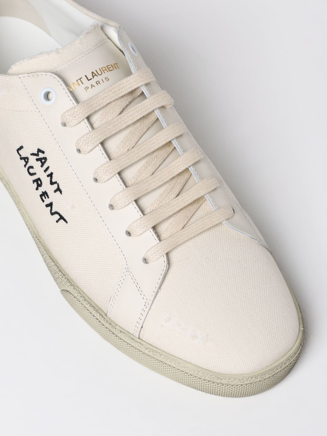 SAINT LAURENT SNEAKERS: Sneakers herren Saint Laurent, Weiß - Img 4