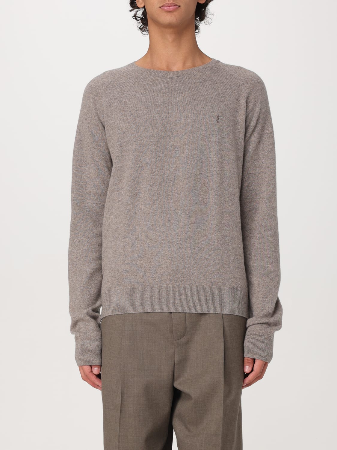 SAINT LAURENT SWEATER: Sweater men Saint Laurent, Beige - Img 1
