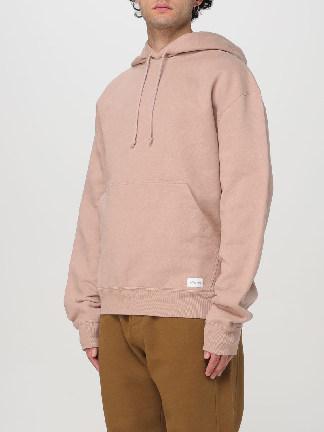 SAINT LAURENT SWEATSHIRT: Sweatshirt homme Saint Laurent, Rose - Img 3