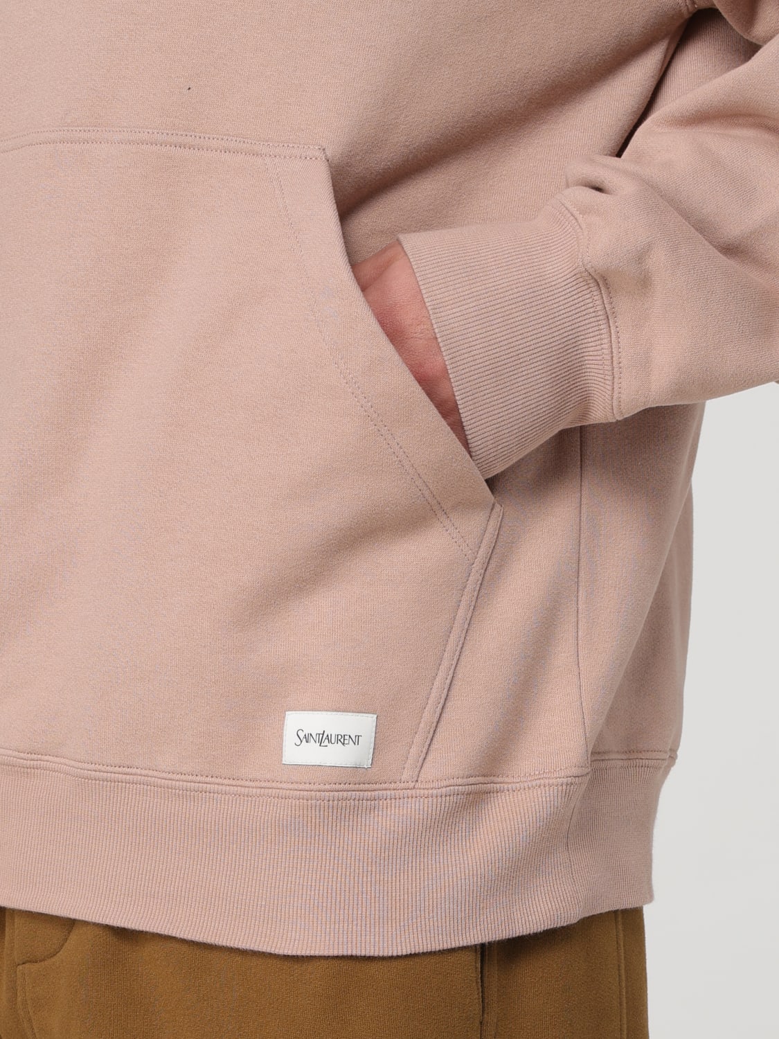 SAINT LAURENT FELPA: Sweatshirt men Saint Laurent, Pink - Img 4