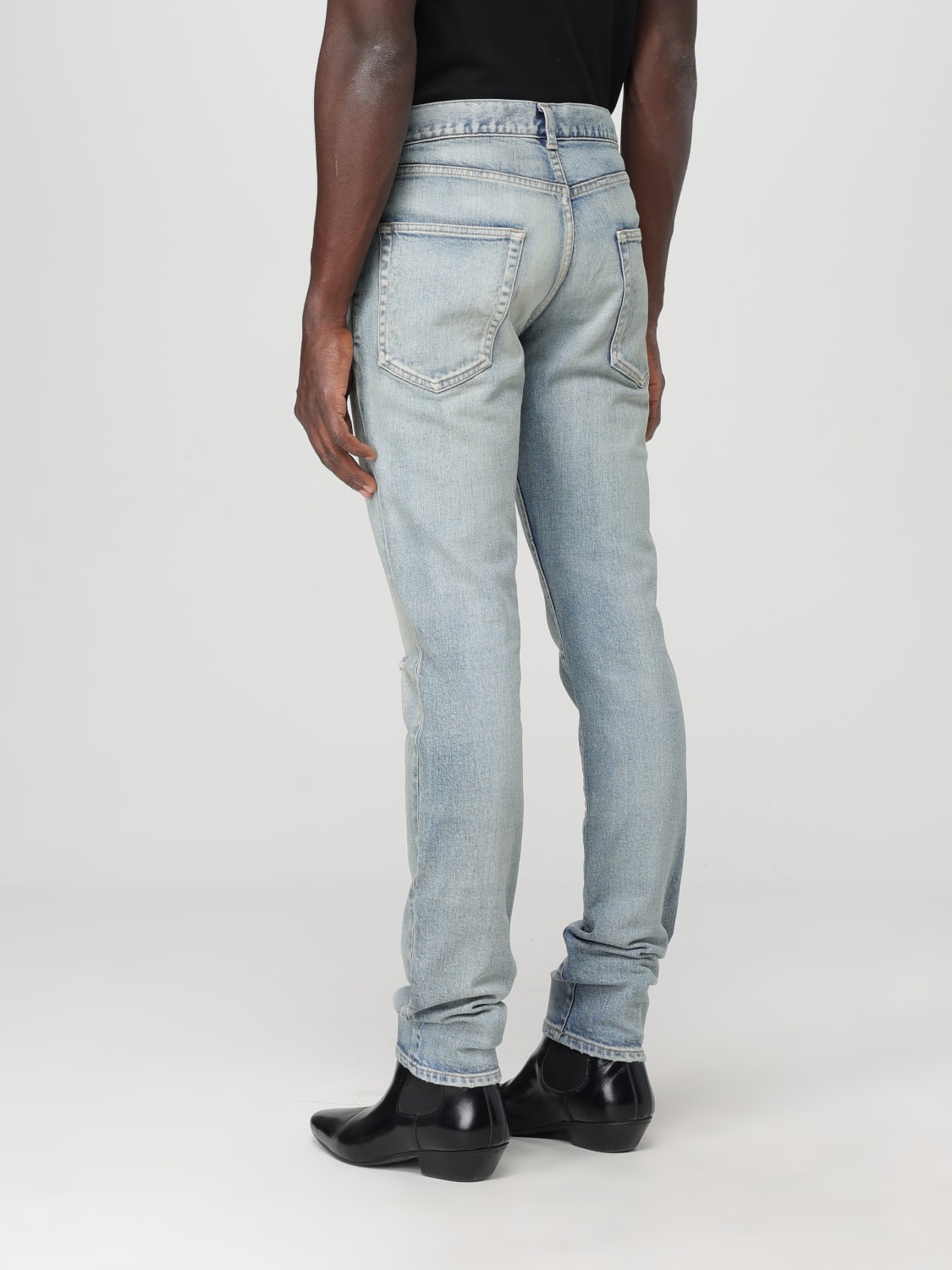 SAINT LAURENT JEANS: Jeans men Saint Laurent, Denim - Img 3