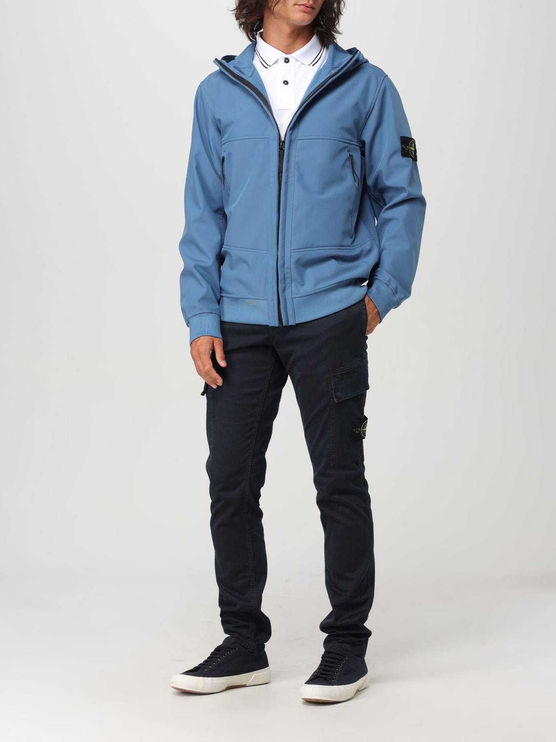 STONE ISLAND CHAQUETA: Chaqueta hombre Stone Island, Azul Oscuro 1 - Img 2