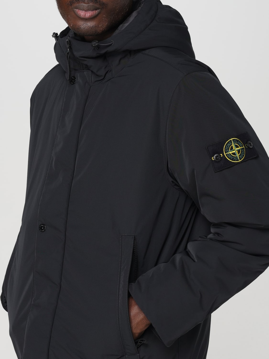 STONE ISLAND CHAQUETA: Chaqueta hombre Stone Island, Negro - Img 5