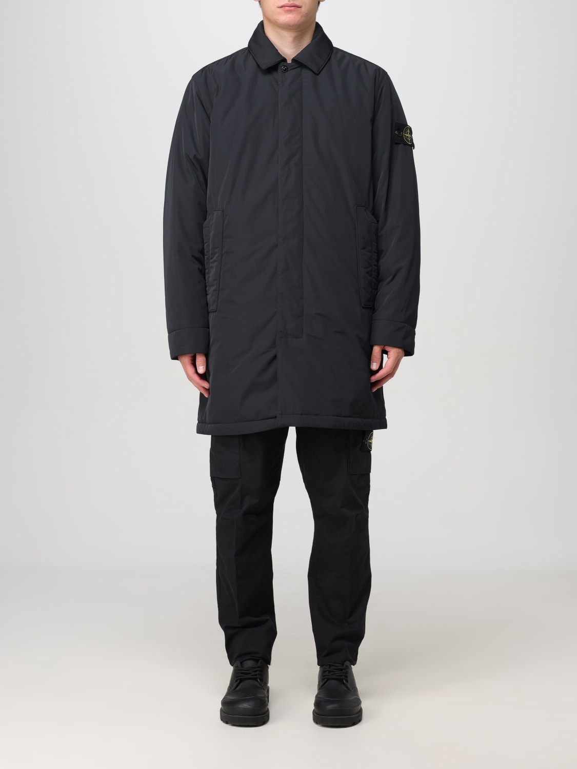 Giglio Cappotto in micro twill Stone Island