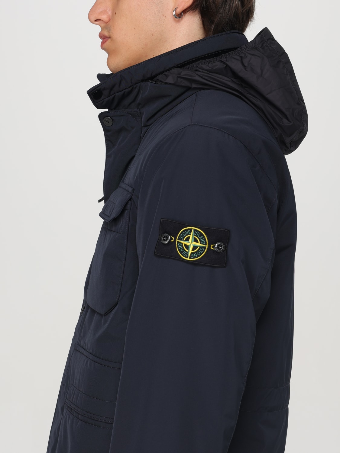 STONE ISLAND КУРТКА: Куртка Мужское Stone Island, Синий - Img 5