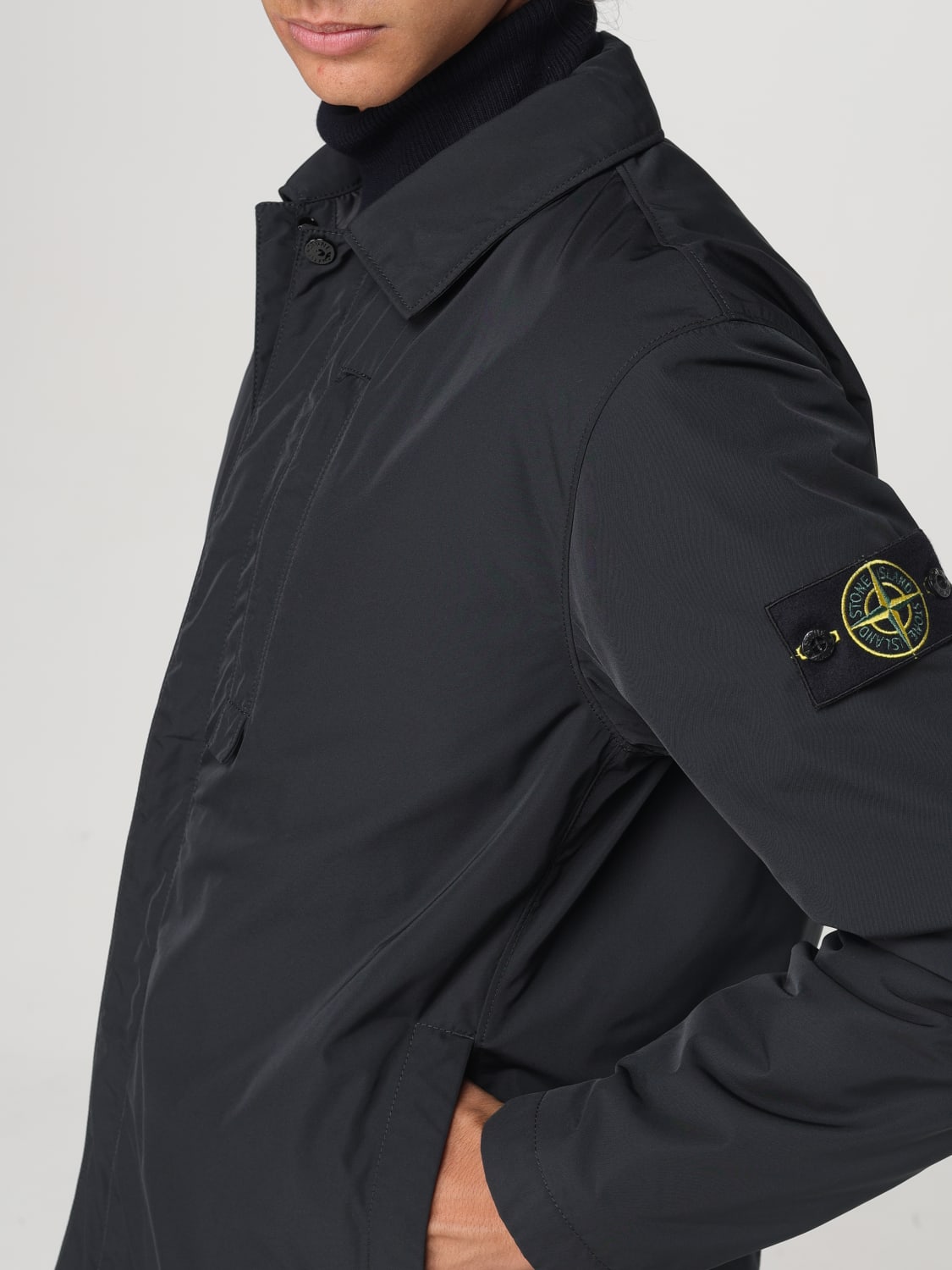 STONE ISLAND CHAQUETA: Chaqueta hombre Stone Island, Negro - Img 5