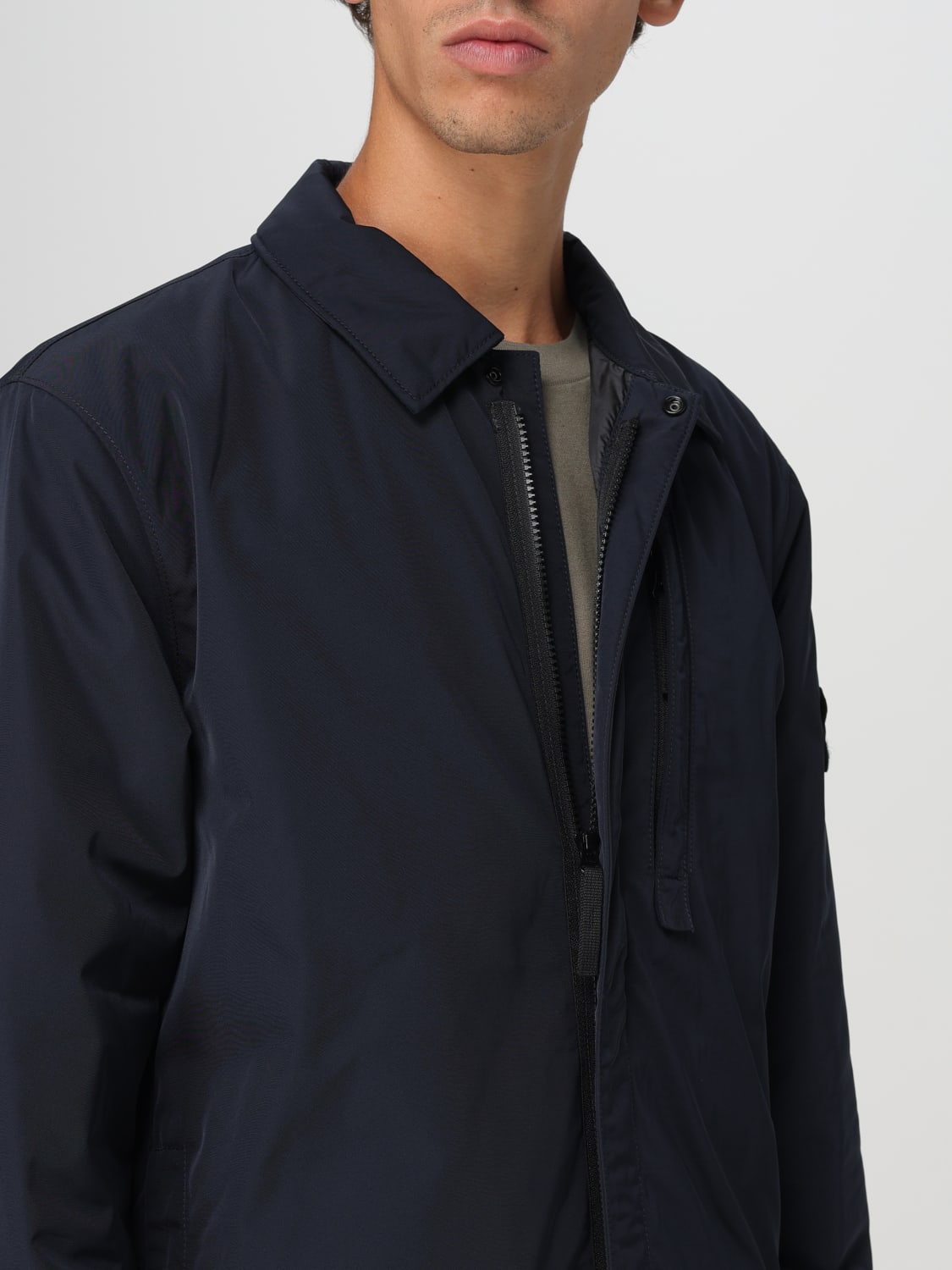 STONE ISLAND CHAQUETA: Chaqueta hombre Stone Island, Azul Oscuro - Img 5