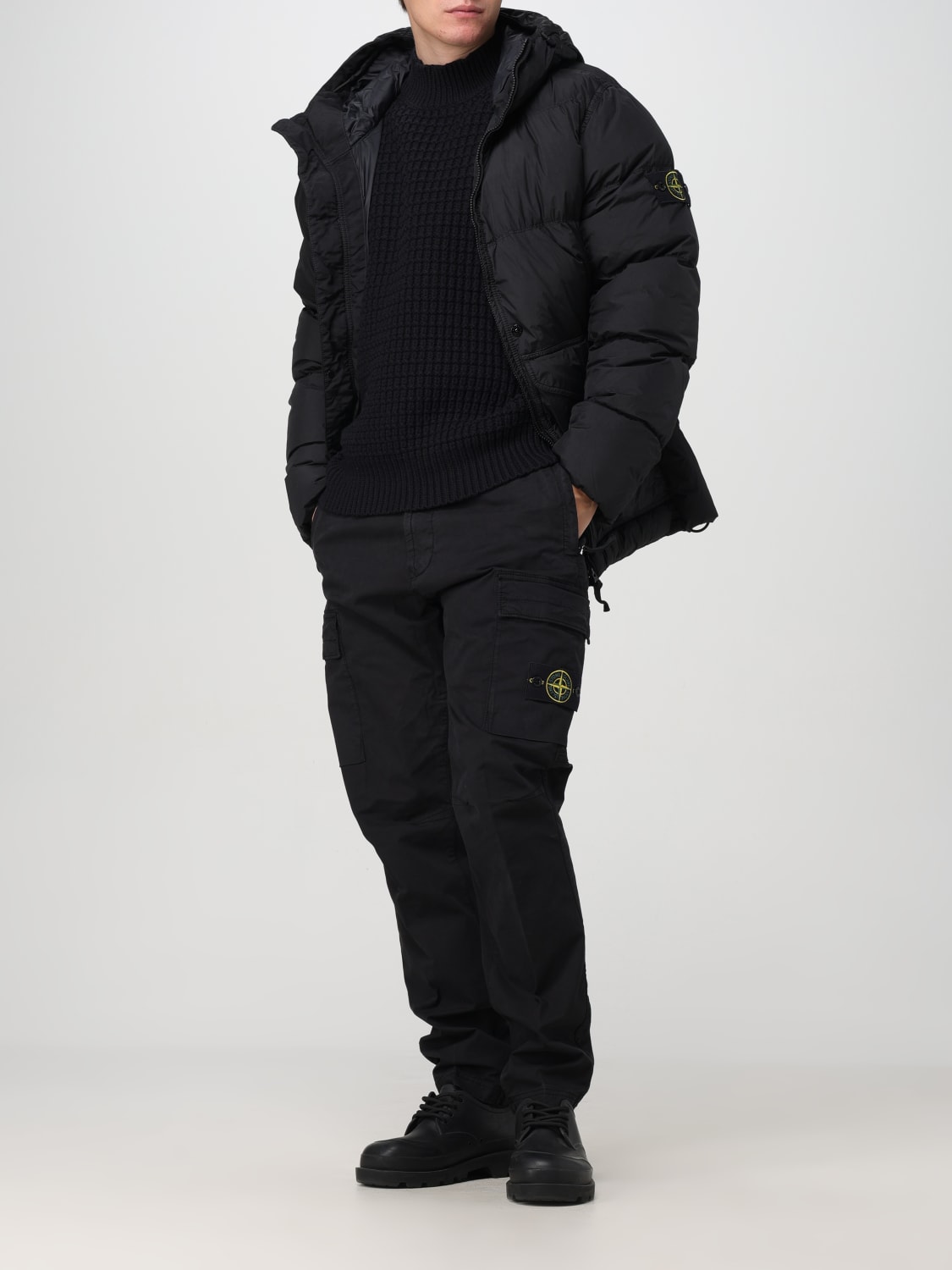 STONE ISLAND: Куртка Мужское - Черный | Stone Island Куртка