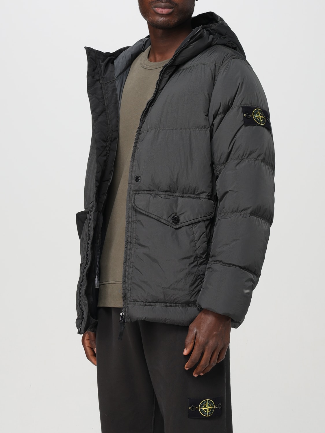 STONE ISLAND CHAQUETA: Chaqueta hombre Stone Island, Gris 1 - Img 4