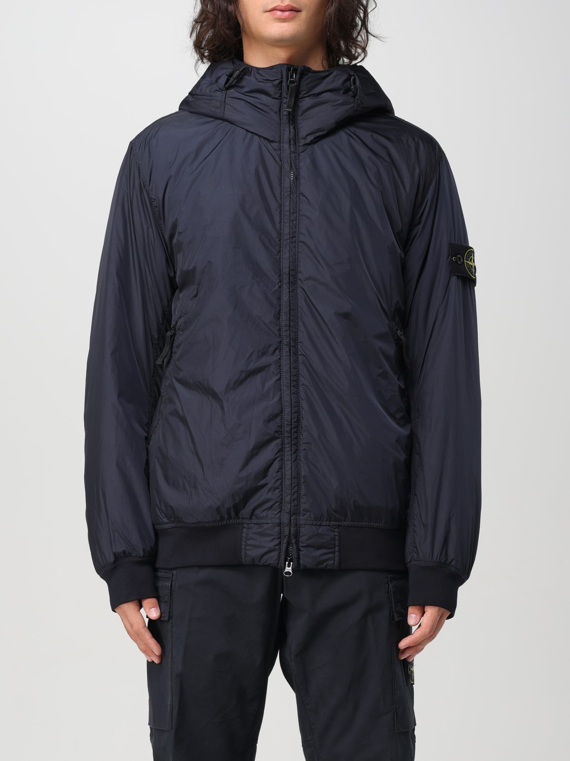 STONE ISLAND 外套: 外套 男士 Stone Island, 蓝色 - Img 1