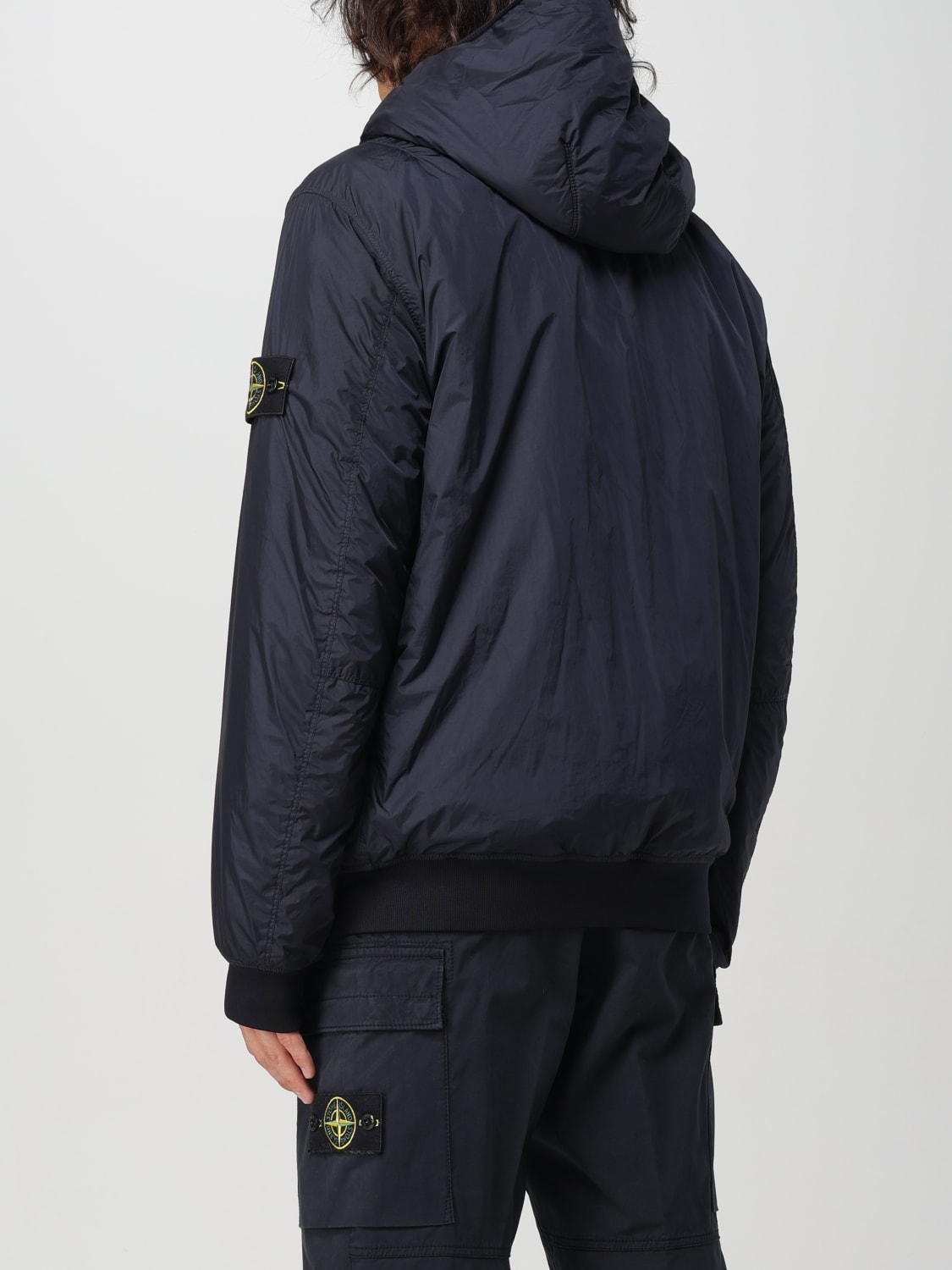 STONE ISLAND 外套: 外套 男士 Stone Island, 蓝色 - Img 3