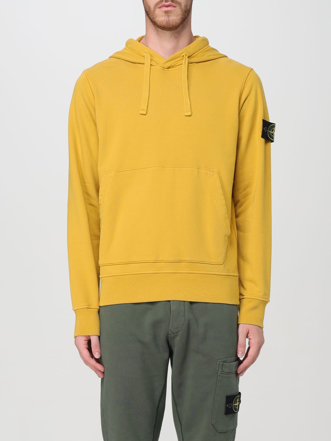 STONE ISLAND SUDADERA: Sudadera hombre Stone Island, Mostaza - Img 1