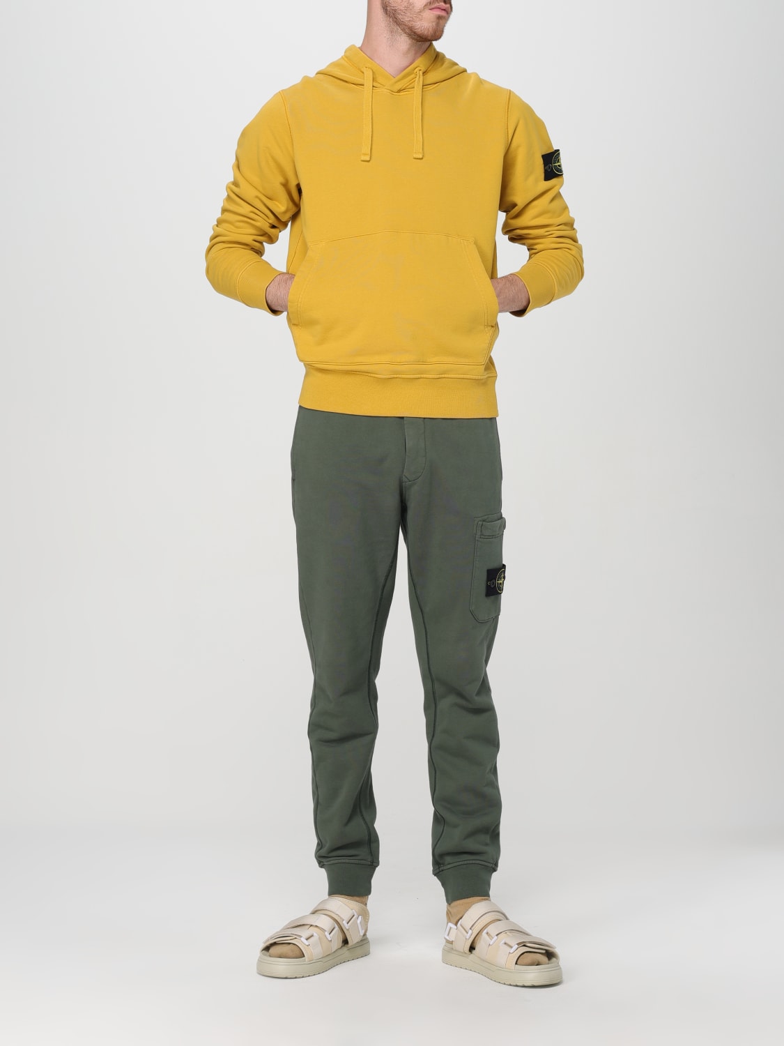 STONE ISLAND SUDADERA: Sudadera hombre Stone Island, Mostaza - Img 2